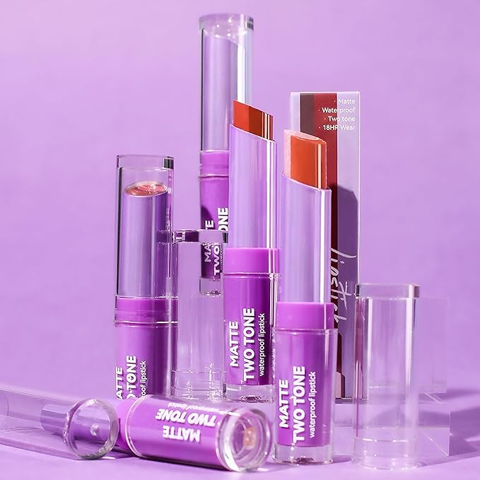 Double Colors 2 in 1 Lipstick and Lip Long