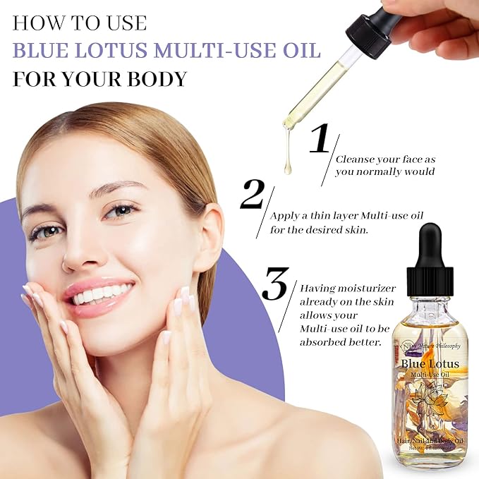 Blue Lotus Multi-Use Oil for Face,