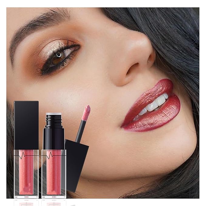 MAEPEOR Metallic Liquid Lipstick 24 Color Metal Diamond Long