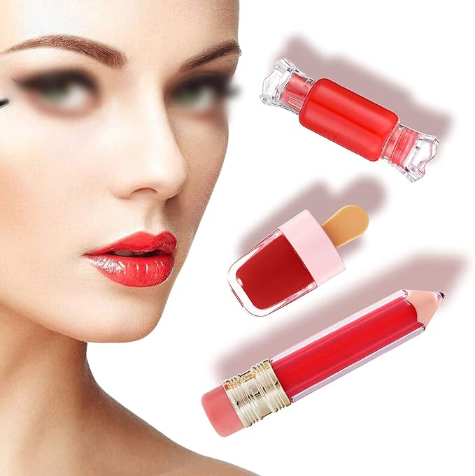 30 Pcs Cute Empty Lip Gloss Tubes, 6 Gloss