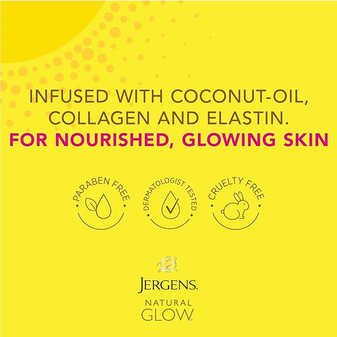 Jergens Natural Glow +FIRMING Lotion, Medium to Tan, 15.0 Fl Oz (Pack of 2)