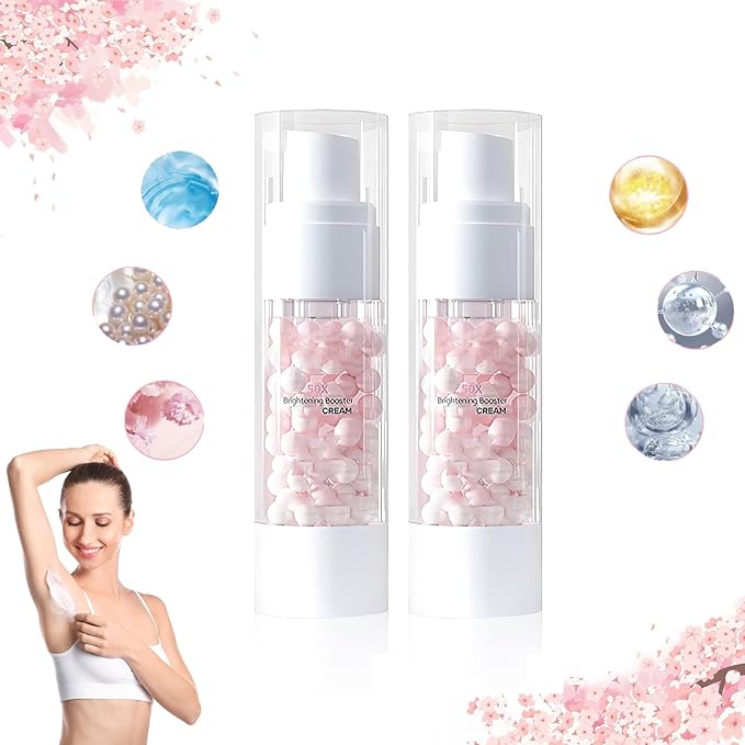 2PCS Brightening Underarm Cream,Pearl Capsules Cream,Brightening