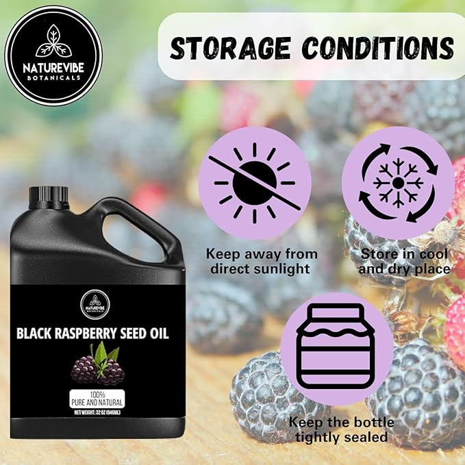 Naturevibe Botanicals Black Raspberry Oil 32