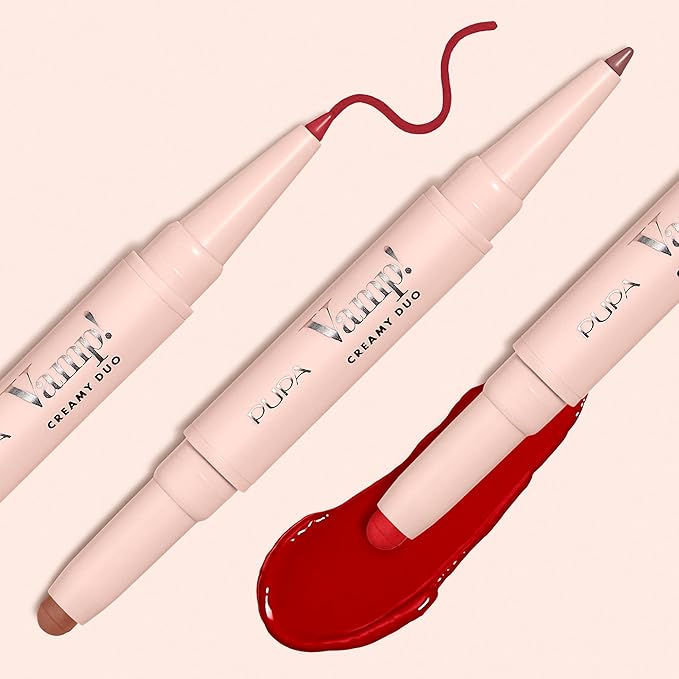 Pupa Milano Vamp! Creamy Duo, 007 Peach Nude, Long