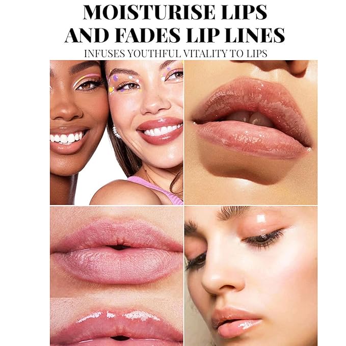 4 Colors Fruit Color Changing Lip Gloss lipstick, PH Temperature Color Changing Lip Oil Tinted Lip Stain Lip Balm, Long Lasting Nourishing Moisturizing Lip Glow Oil for Lip Care
