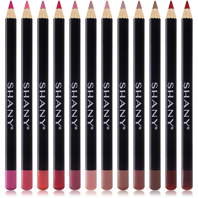 SHANY Dreamy Dozen Matte Lip Liner Set Vegan Dozen