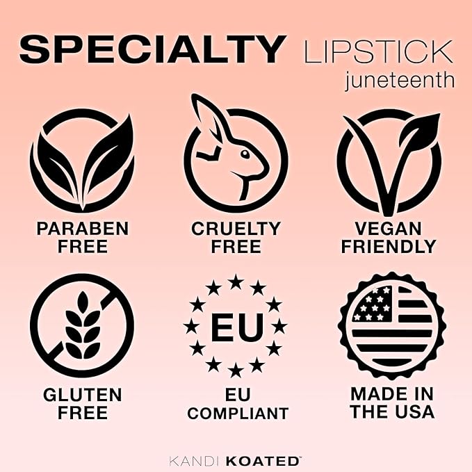 Kandi Koated Commemorative Juneteenth Lipstick - Special Edition Packaging
