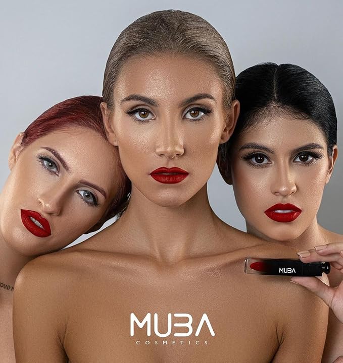 MUBA COSMETICS Liquid Lipstick - 24 Hour Waterproof Long