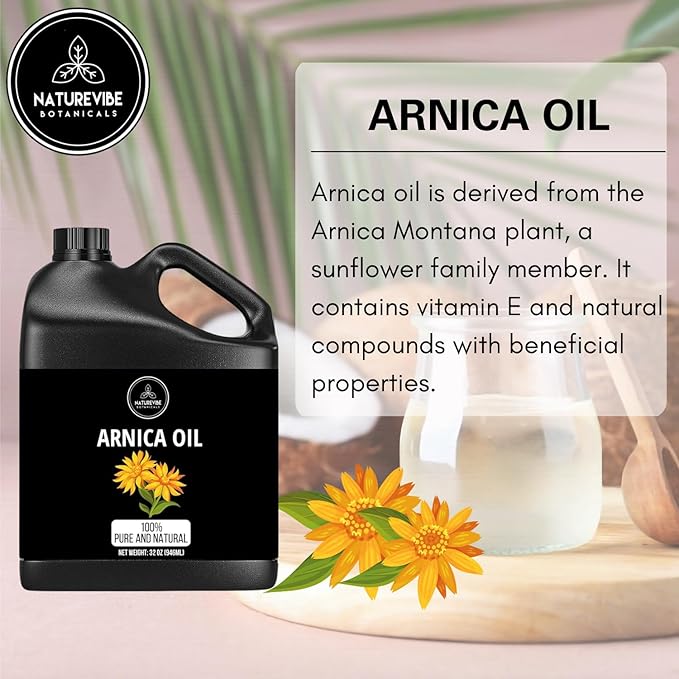 Naturevibe Botanicals Arnica Oil 32 Ounces
