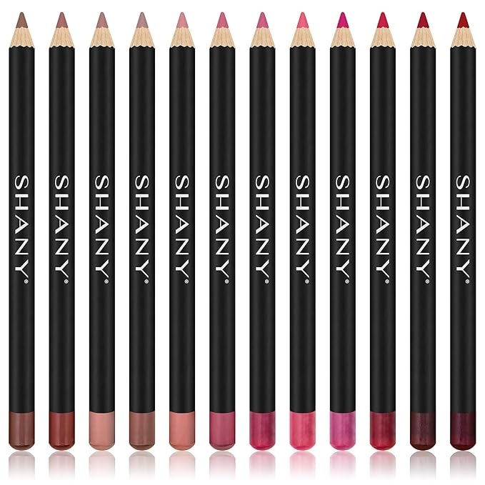 SHANY Dreamy Dozen Matte Lip Liner Set Vegan Dozen