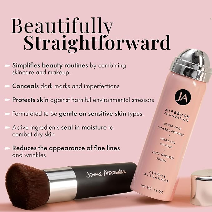 MagicMinerals AirBrush Foundation by Jerome Alexander – 2pc Bright Medium