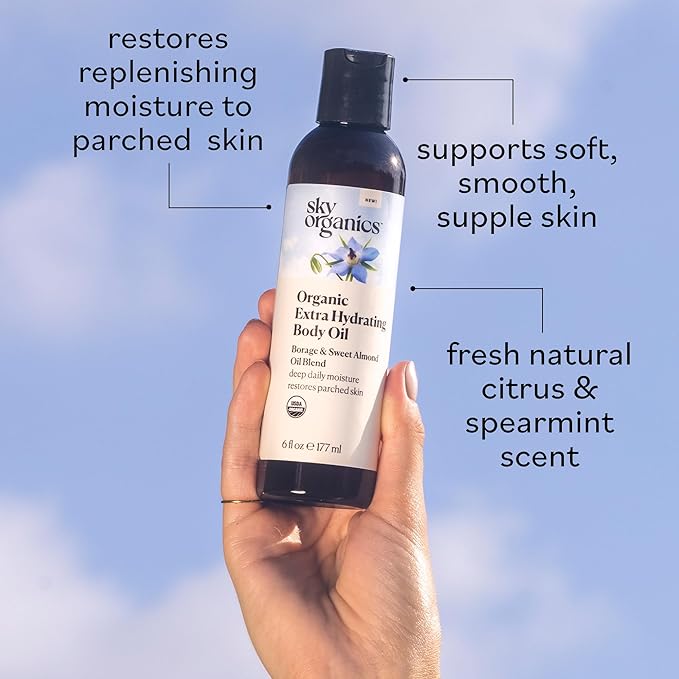 Sky Organics Body Oil, Extra Hydrating