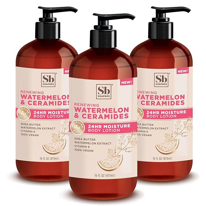 Soapbox Body Lotion, Watermelon & Ceramides