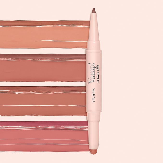 Pupa Milano Vamp! Creamy Duo, 007 Peach Nude, Long