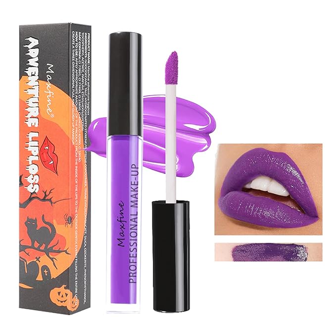 Purple Matte Lipstick Lip Stain High Pigmented Long High