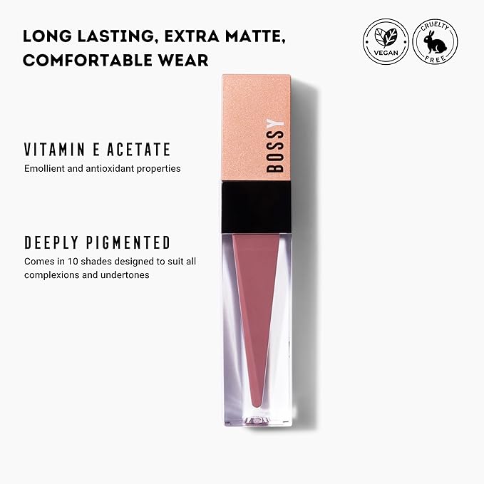 Liquid Lipstick for Women, Vegan, Hydrating, Long Lasting, Vegan,
