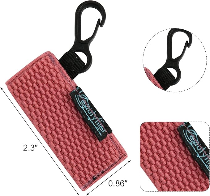 Beautyflier Keychain, Lip Balm Holder Blue,