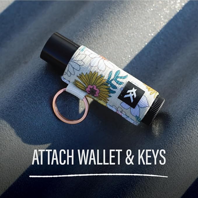 Thread Wallets Lip Balm Holder Keychain, Lip Gloss