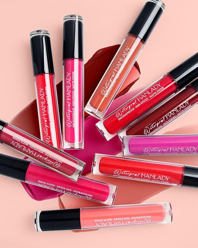 Burgundy Lipstick Matte, Berry Pink Liquid Lipstick Long Burgundy