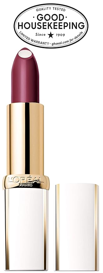 L’Oréal Paris Age Perfect Luminous Hydrating Lipstick, Plum Wine, 0.13 oz.