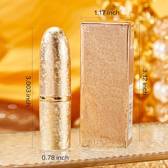 3 Pcs Waterproof Color Changing Lipstick - Glossy Finish, Moisturizing, Long Lasting, Adjustable Color Depth
