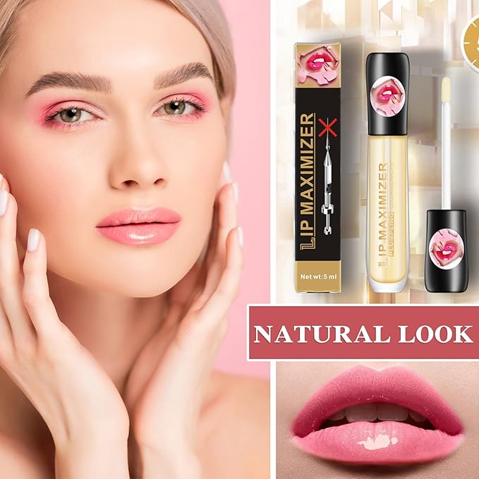 2 Pcs Lip Plumper Lip Gloss,Lip Volume