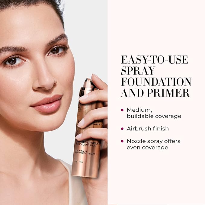 LUMINESS Silk Airbrush Spray Foundation & Primer Kit - Fair)