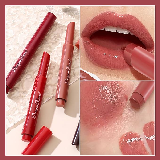 Upgrade Press Lipstick Set,3 Colors Natural Velvet Long Upgrade