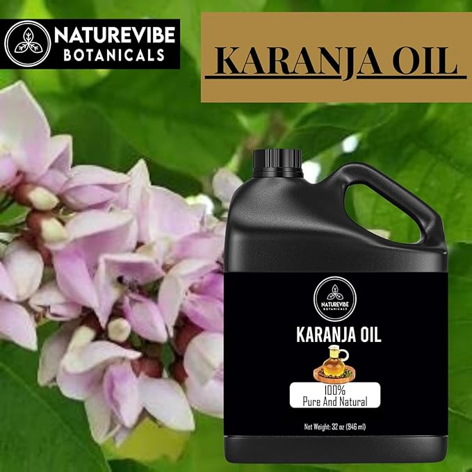 Naturevibe Botanicals Karanja Oil 32 Ounces