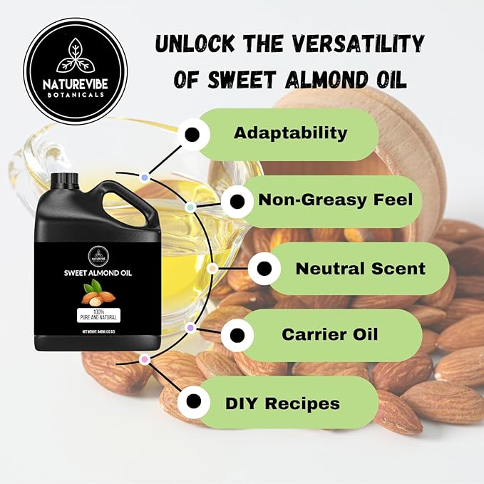 Naturevibe Botanicals Sweet Almond Oil 32