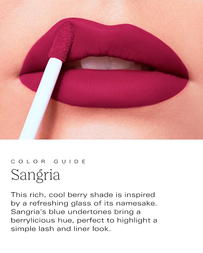 Bold Aspirations Liquid Lipstick (Sangria) | Highly Pigmented (Sangria)