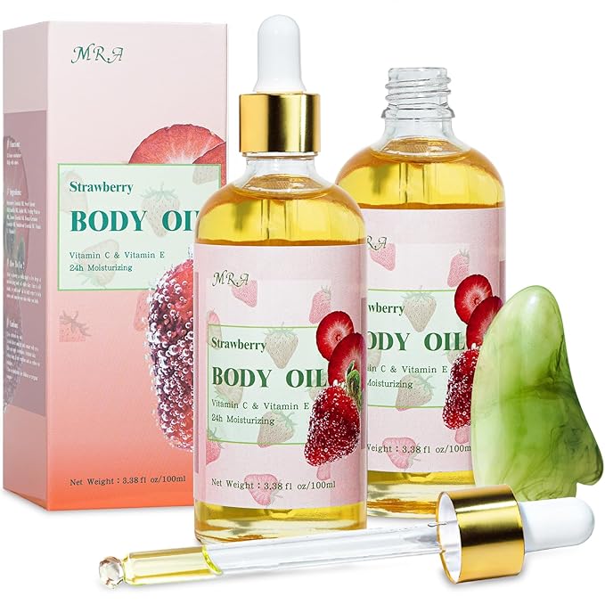 MR.A 2 Pack Strawberry Body Oil