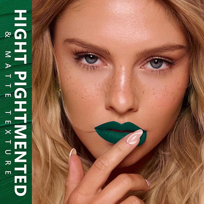 MAKI YIKA Green Lipstick for Women Color Stay Lipstick