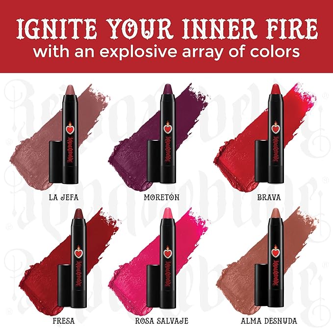 REINA REBELDE Brava Bold Lip Color Stick High High