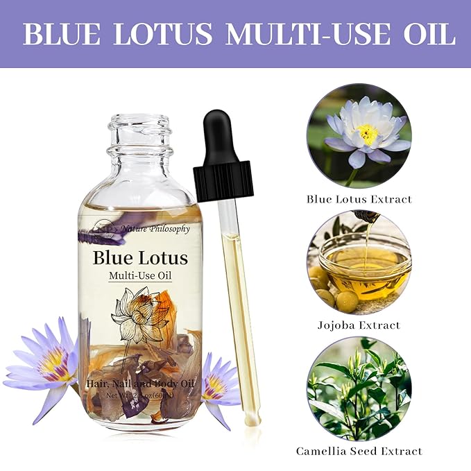 Blue Lotus Multi-Use Oil for Face,