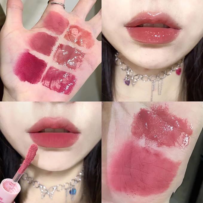 6 Colors 2 in 1 Double-end Lip Gloss Gloss