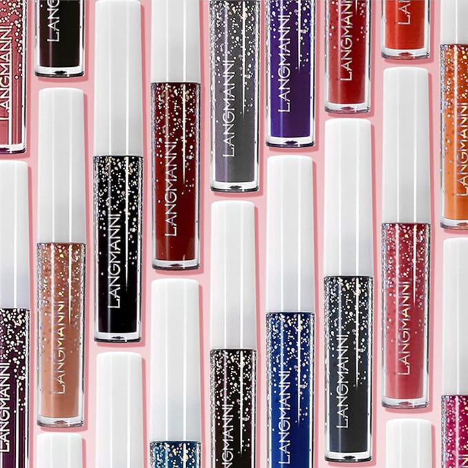 24Pcs Long-Lasting Matte Nude Lip Gloss Lipstick Lip Long-Lasting
