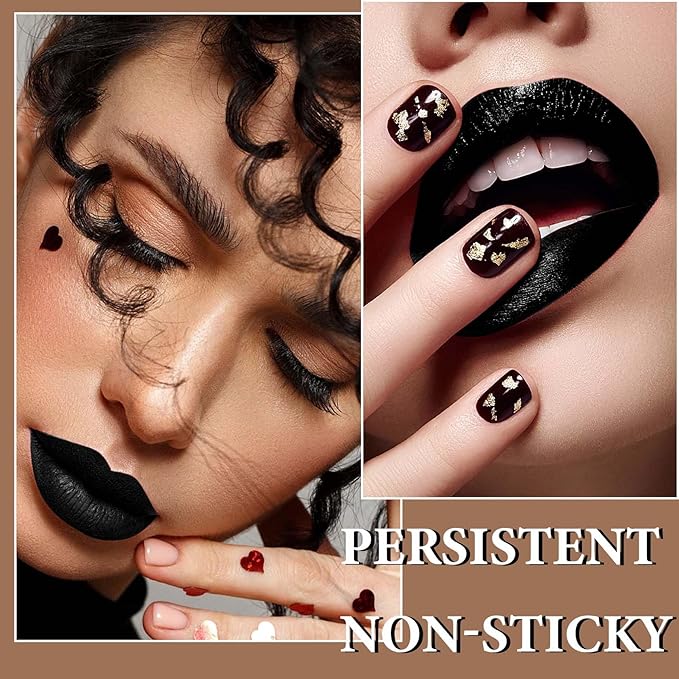 Black Matte Liquid Lipstick,2 Pcs Lip Liner Gloss