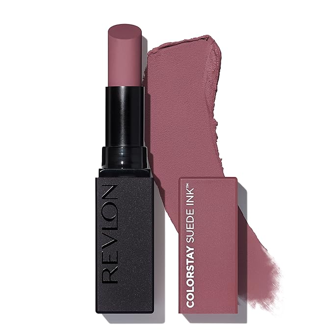 REVLON Lipstick, ColorStay Suede Ink, Built-in Primer, Infused Lipstick, 09 oz