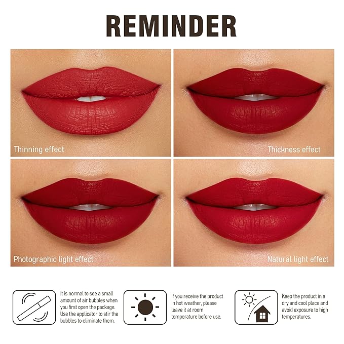 MAKI YIKA Hot Pink Lipstick for Women Color Lipstick
