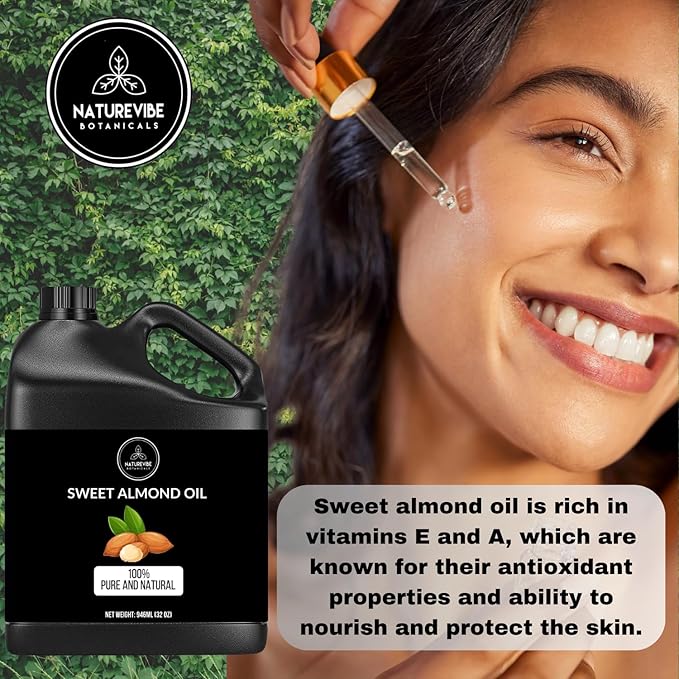 Naturevibe Botanicals Sweet Almond Oil 32