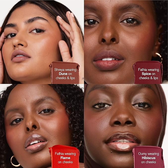 AMI COLÉ Desert Date Cream Blush & Lip Multistick (Spice), moisturizing lip tint, lip and cheek stain, natural lip color