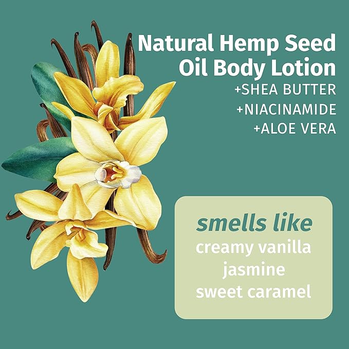 HEMPZ Vanilla Lux Herbal Body Moisturizer