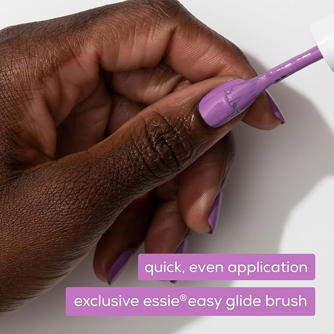 Essie Nail Polish, Salon-Quality, 8-Free Vegan, Rosy Pink, Vegan,