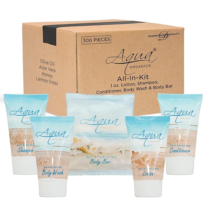 Aqua Organics Hotel Soaps and Toiletries 1oz