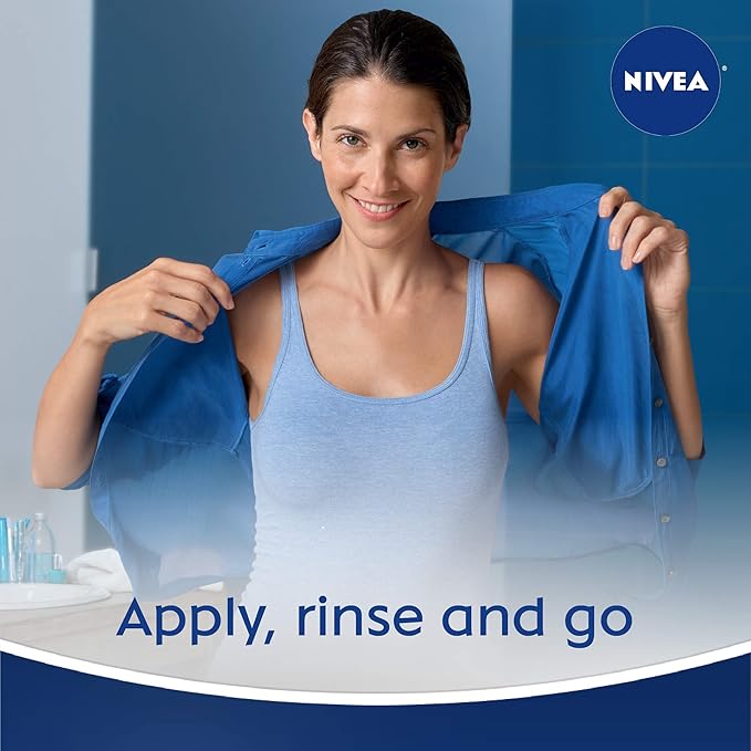 NIVEA Cocoa Butter In Shower Lotion, Body Lotion for Dry Skin, 13.5 Fl Oz Bottle (Pack of 2)