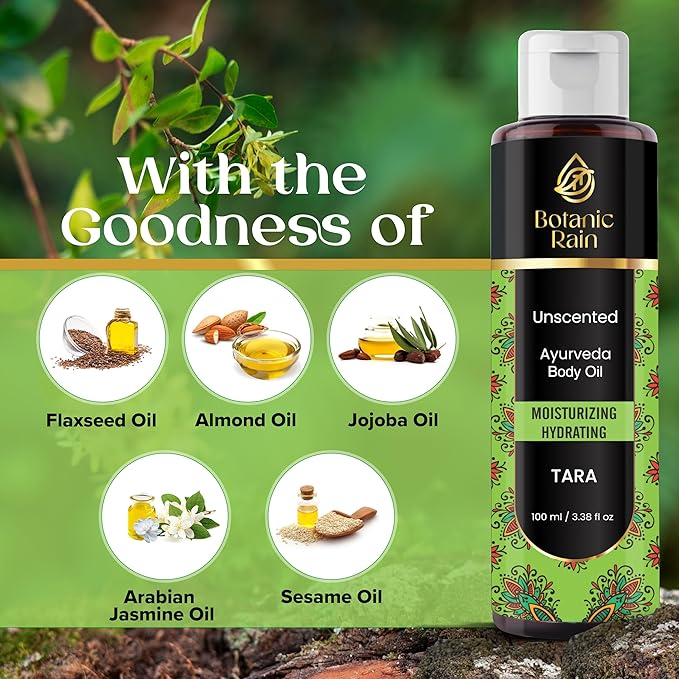 Ayurveda Body Oil Unscented, Natural Body