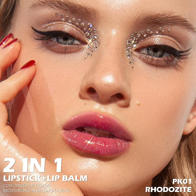 FOCALLURE Moisturizing Lipstick,Color Changing Tinted Lip Balm,Hydrating PH Lipstick,Col