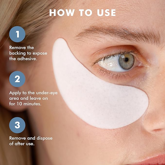 skyn ICELAND Hydro Cool Firming Under Eye Patches. Eye Gel Mask to Firm And Reduce Wrinkles, Fine Lines, Dark Circles, Puffy Eyes & Bags, 12 Pairs