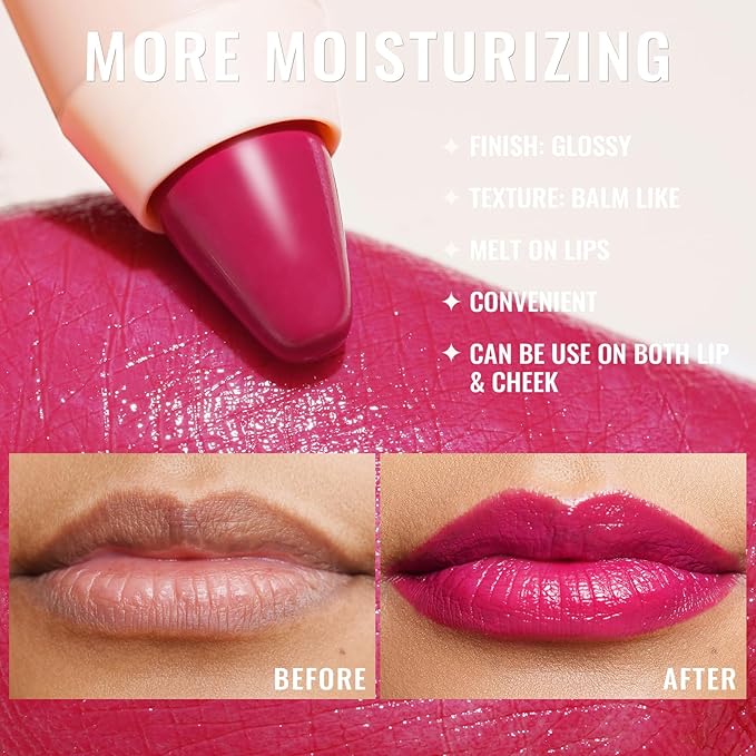 Oulac Moisturizing Lipstick - Hydrating Lipstick Tinted Lip 48g